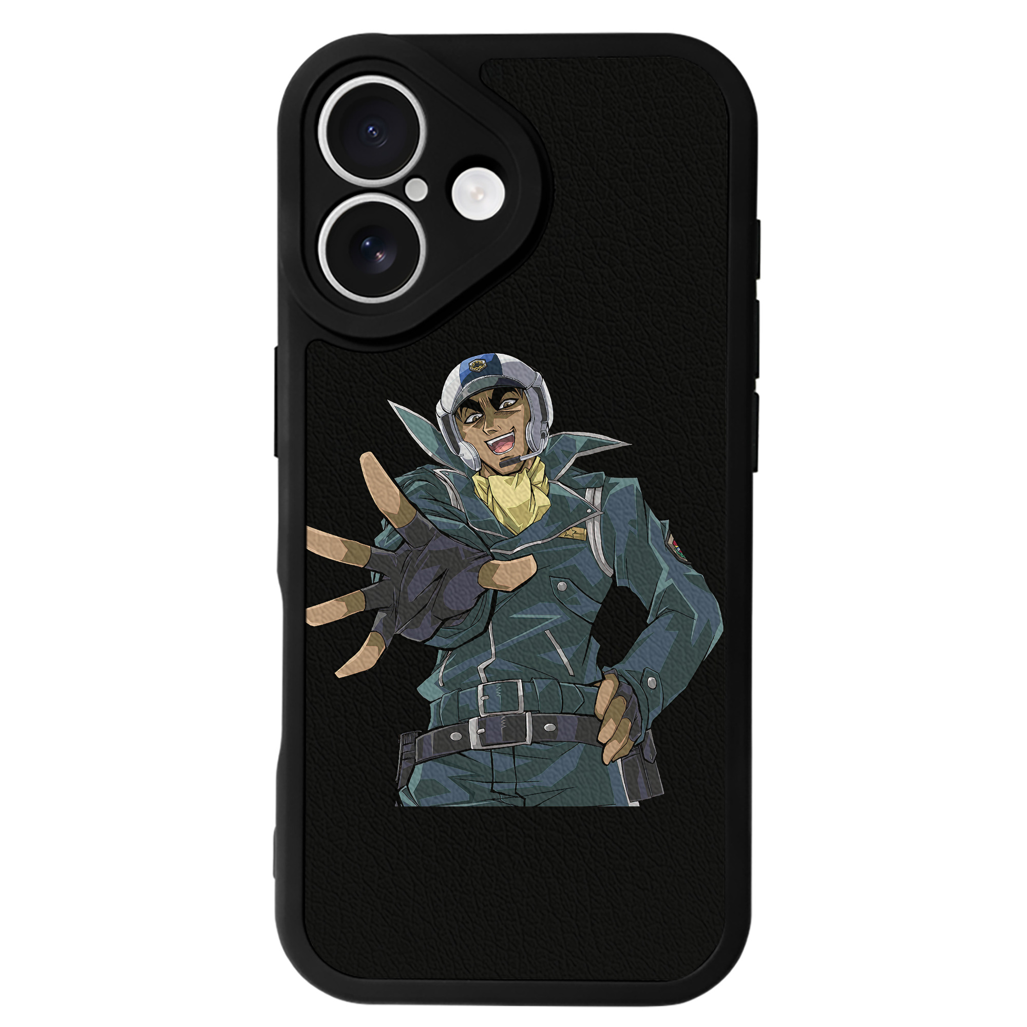 （画像用） 遊☆戯☆王 Yu-Gi-Oh! 【iPhone 16シリーズ対応】シリコンスマホケース（レザー調） 材質：シリコン